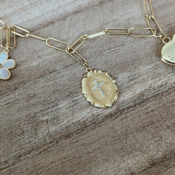 Sterling Silver Charm Necklace - Picture 5 of 13